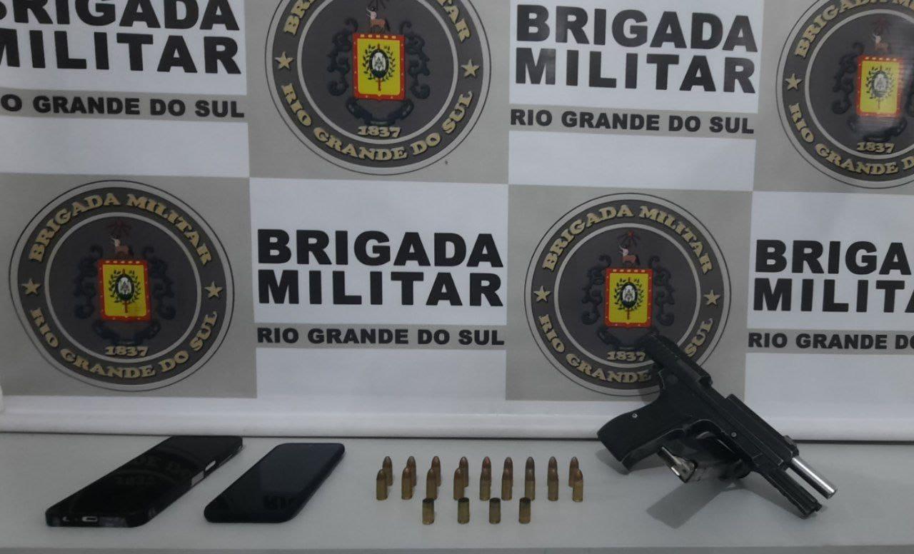 Homem é preso pela Brigada Militar após efetuar disparo de arma de fogo em Erechim