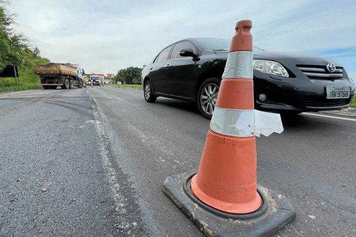 Obras na ERS-135 entre Erechim e Passo Fundo exigem atenção de motoristas