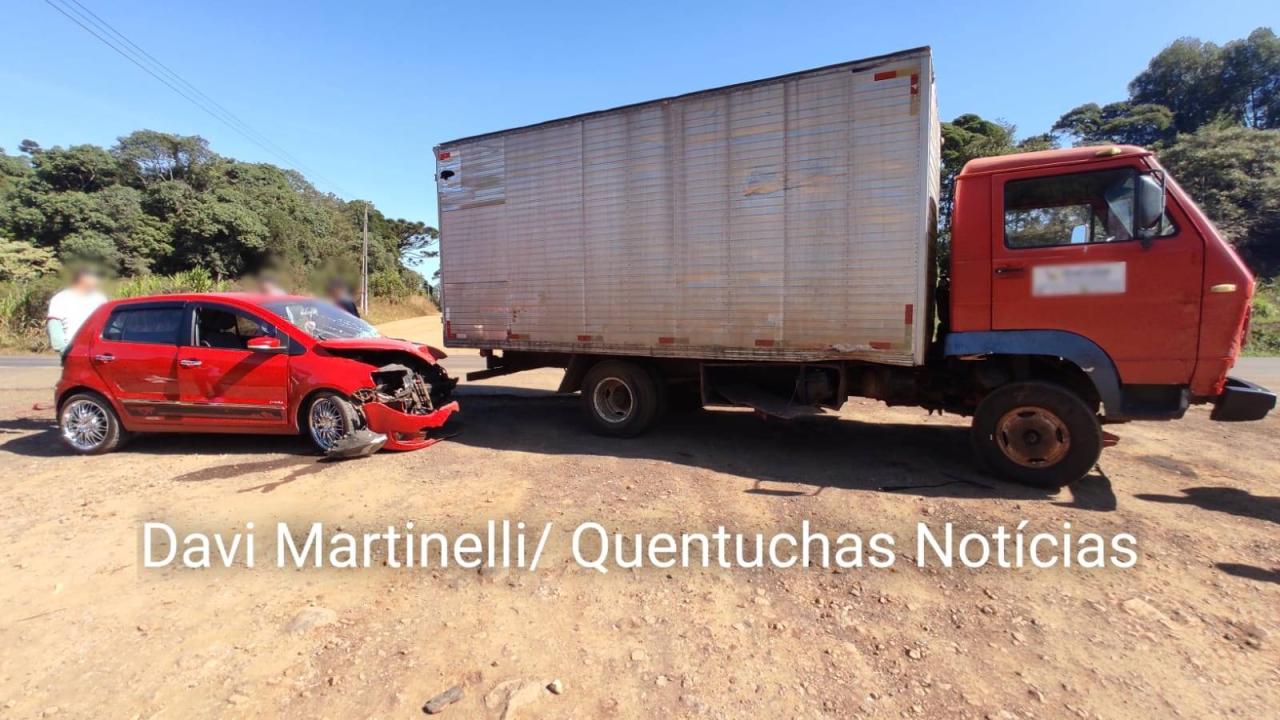 Mulher fica ferida em grave acidente na BR 153 em Erechim
