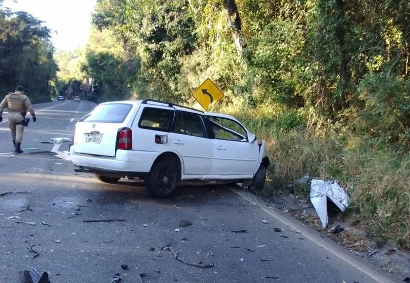 Acidente na BR-282 em Erval Velho resulta em uma vítima fatal