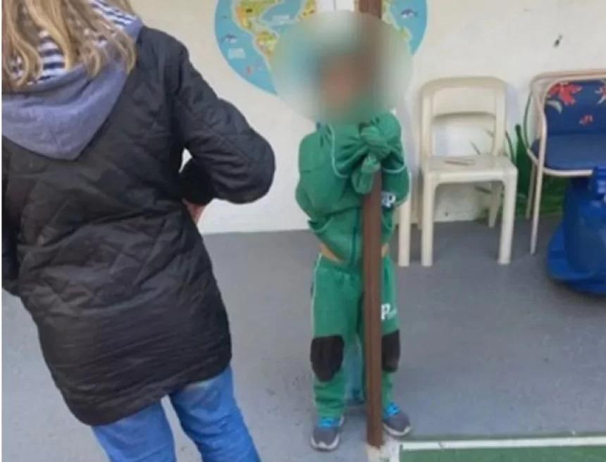 Escola Infantil em São Paulo é Investigada após amarrar criança em poste