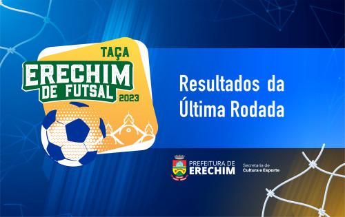 Resultados e Classificados da 3ª Divisão da Taça Erechim de Futsal 202