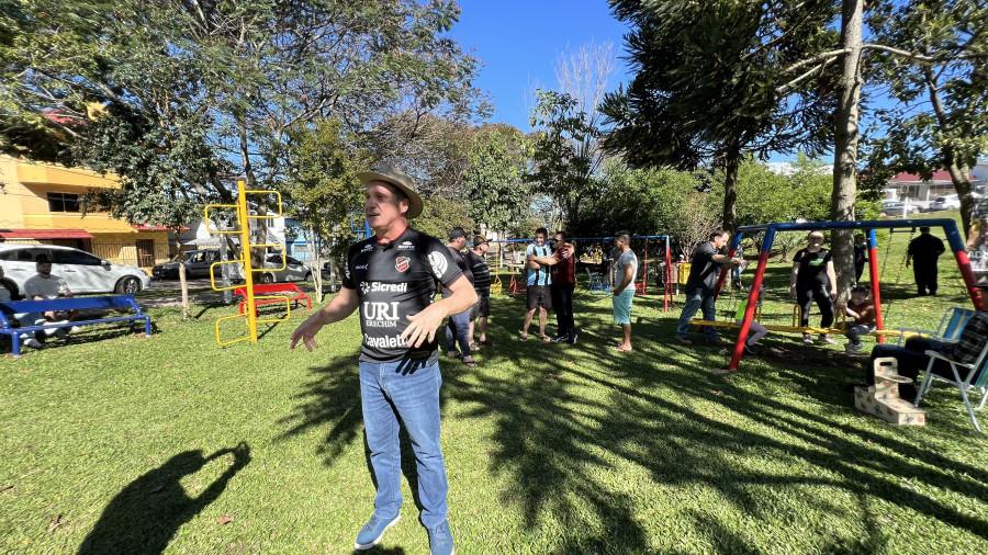 Comunidade do bairro Linho recebe a Praça Jerônimo Cantele