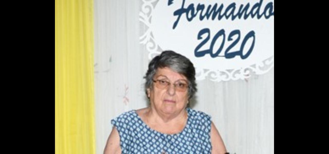 Nota de despedida da senhora GENESI REZENDE