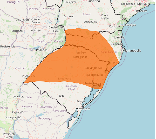 Quarta-feira de Mudanças: Chuva abrangente e alerta para temporais no Rio Grande do Sul
