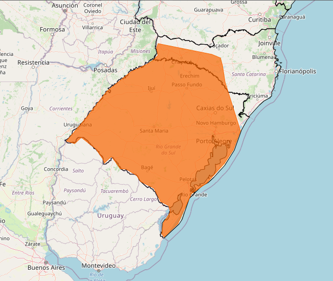 Chuvas e riscos de temporais persistem nesta quarta-feira no RS
