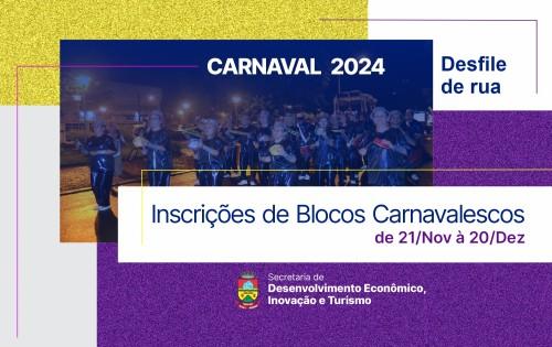 Desfile de Rua no Carnaval 2024 será retomado pelo município
