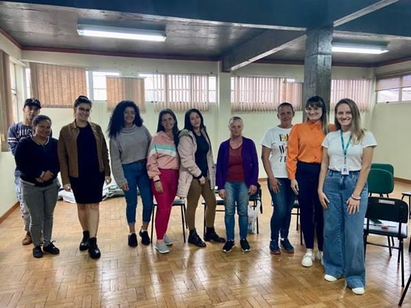 Participação de recicladores em Curso do Autoconhecimento e Relacionamento Interpessoal