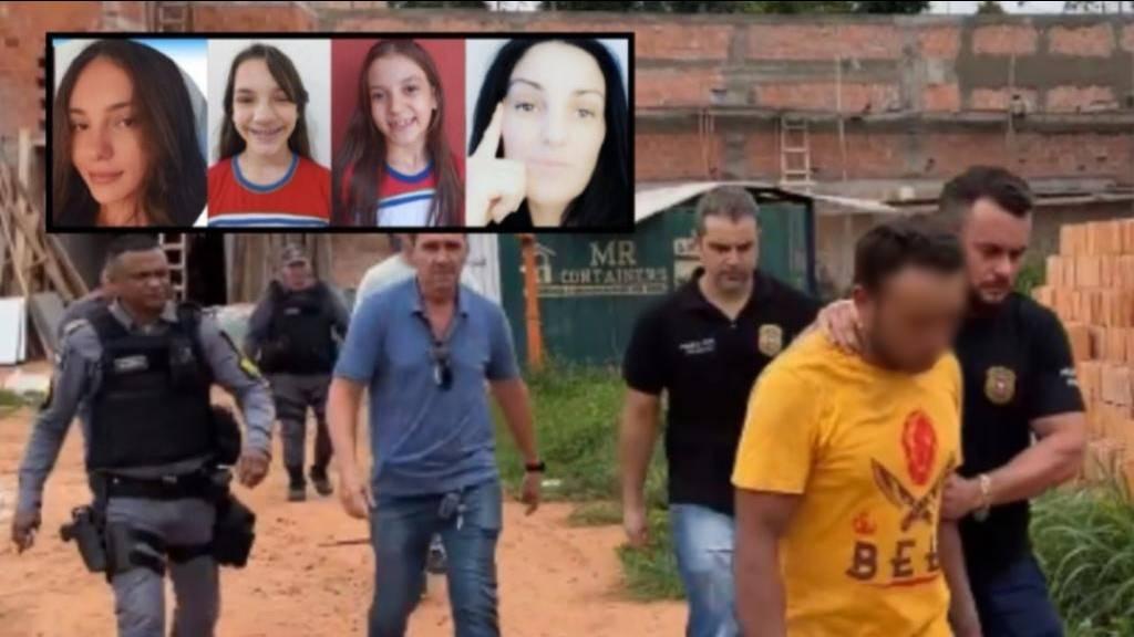 Pedreiro guarda roupas íntimas das vítimas como lembrança após assassinar mãe e 3 filhas