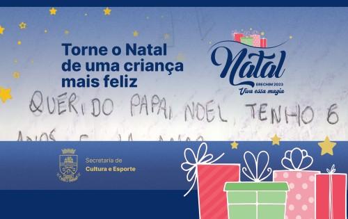 Adote uma cartinha e faça parte da magia do natal