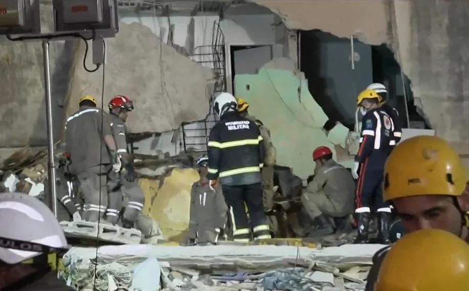 Desabamento de prédio deixa três mortos e buscas por vítimas continuam em Aracaju