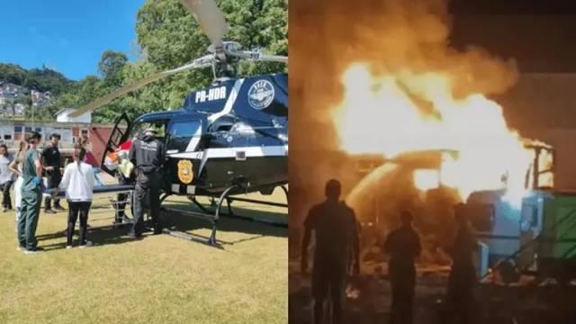 Criança de um ano morre após incêndio em trailer de circo em SC