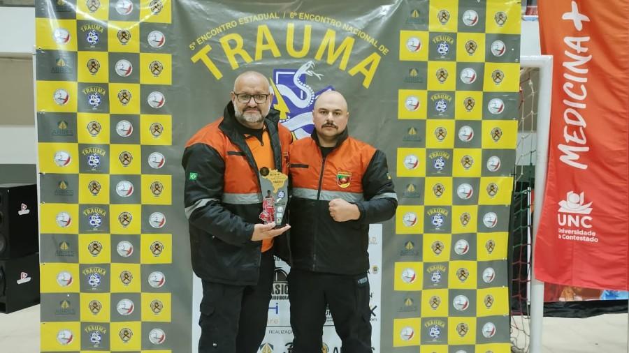 Força Voluntária Alto Uruguai conquista do 3º lugar no encontro nacional de trauma em Concórdia