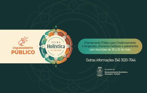 Abertas Inscrições para Terapeutas, Oficineiros e Palestrantes para a 2ª Feira Holística de Erechim