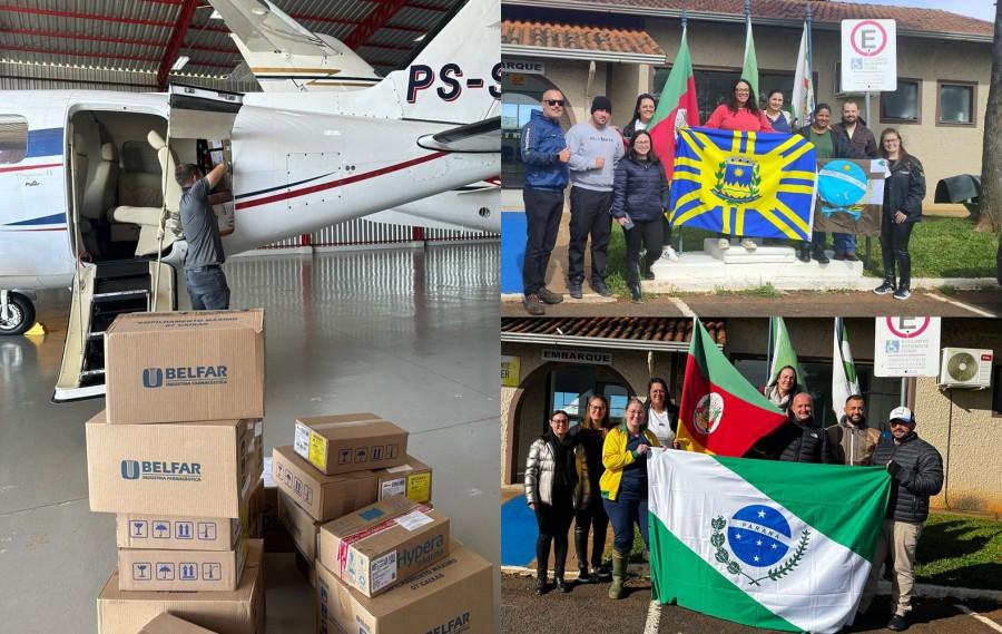 Aeroporto de Erechim coordena destinação de doações para municípios afetados por enchentes