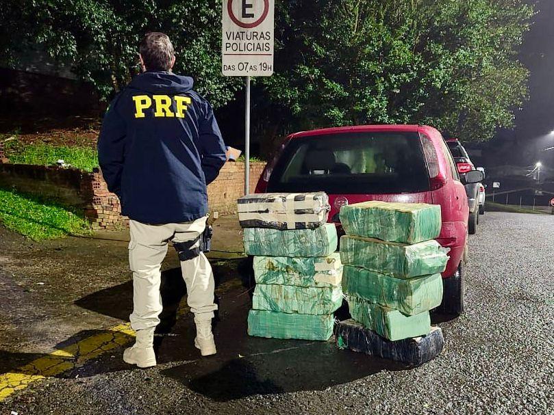 PRF prende homem com mais de 200 quilos de maconha em Erechim