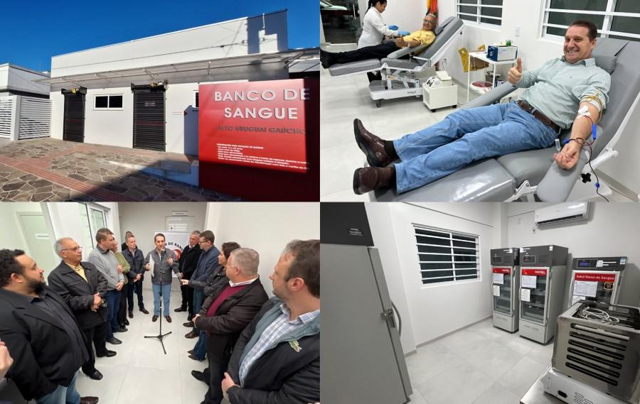 Banco de Sangue do Alto Uruguai inaugura novo endereço