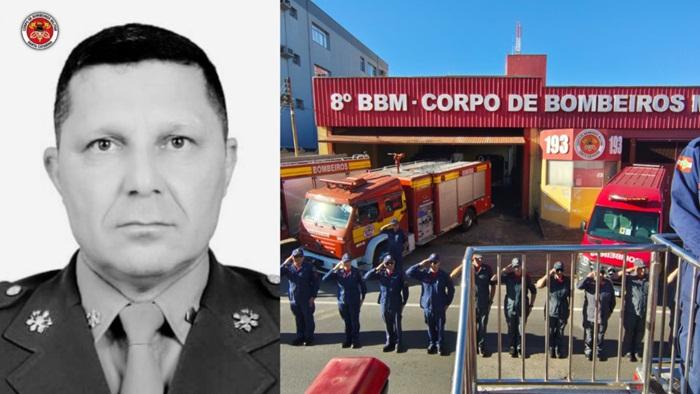 Bombeiro catarinense é homenageado após morrer em tentativa de resgate