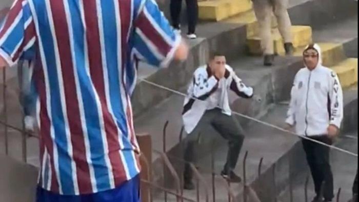 Torcedor do Figueirense simula afogamento e gera briga em Caxias do Sul
