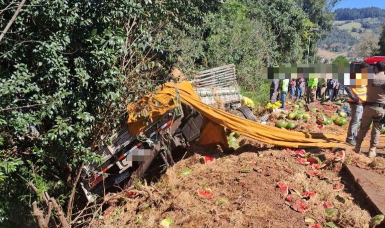 Getuliense se envolve em grave acidente em SC