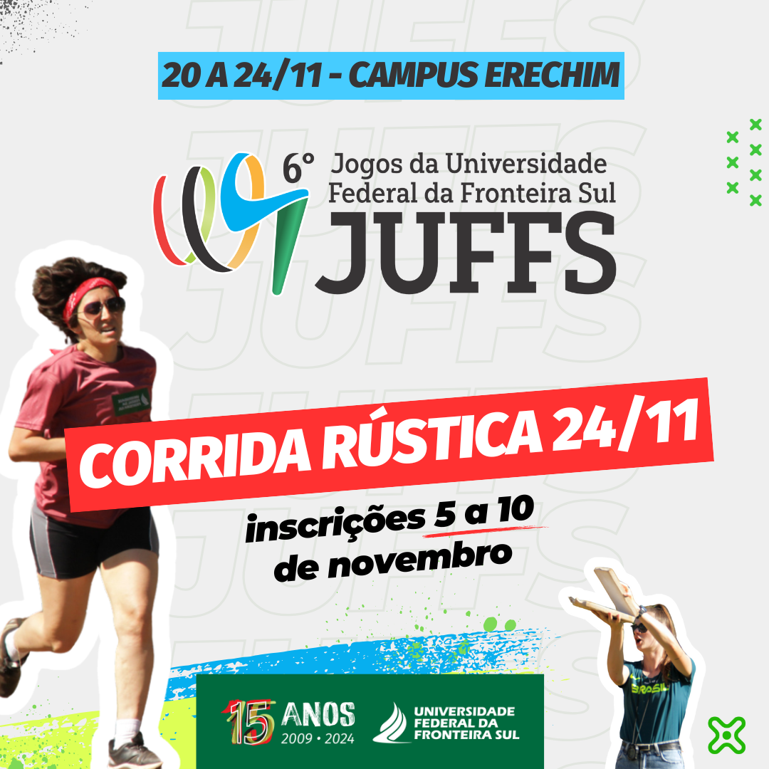 UFFS – Campus Erechim promove corrida rústica em 24 de novembro
