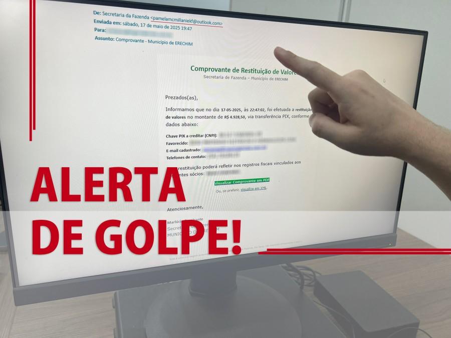 Prefeitura de Erechim reforça alerta sobre cuidados com e-mails falsos