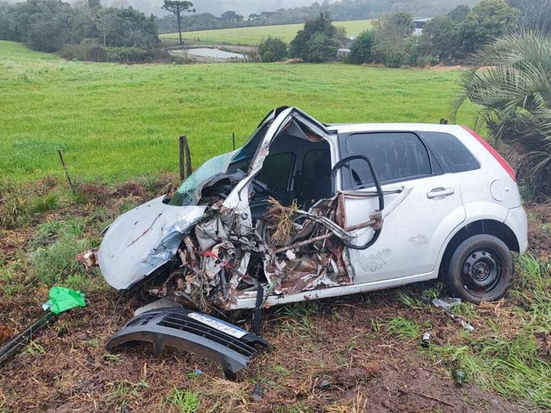 Após sequestrar ex-companheira em Soledade, homem provoca colisão proposital na ERS-332