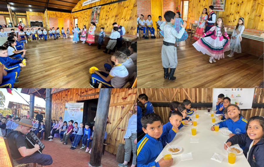 Acampamento Farroupilha de Erechim recebe estudantes para celebrar a cultura gaúcha
