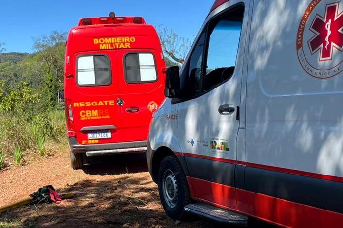 Homem morre em acidente com trator no interior de Bento Gonçalves