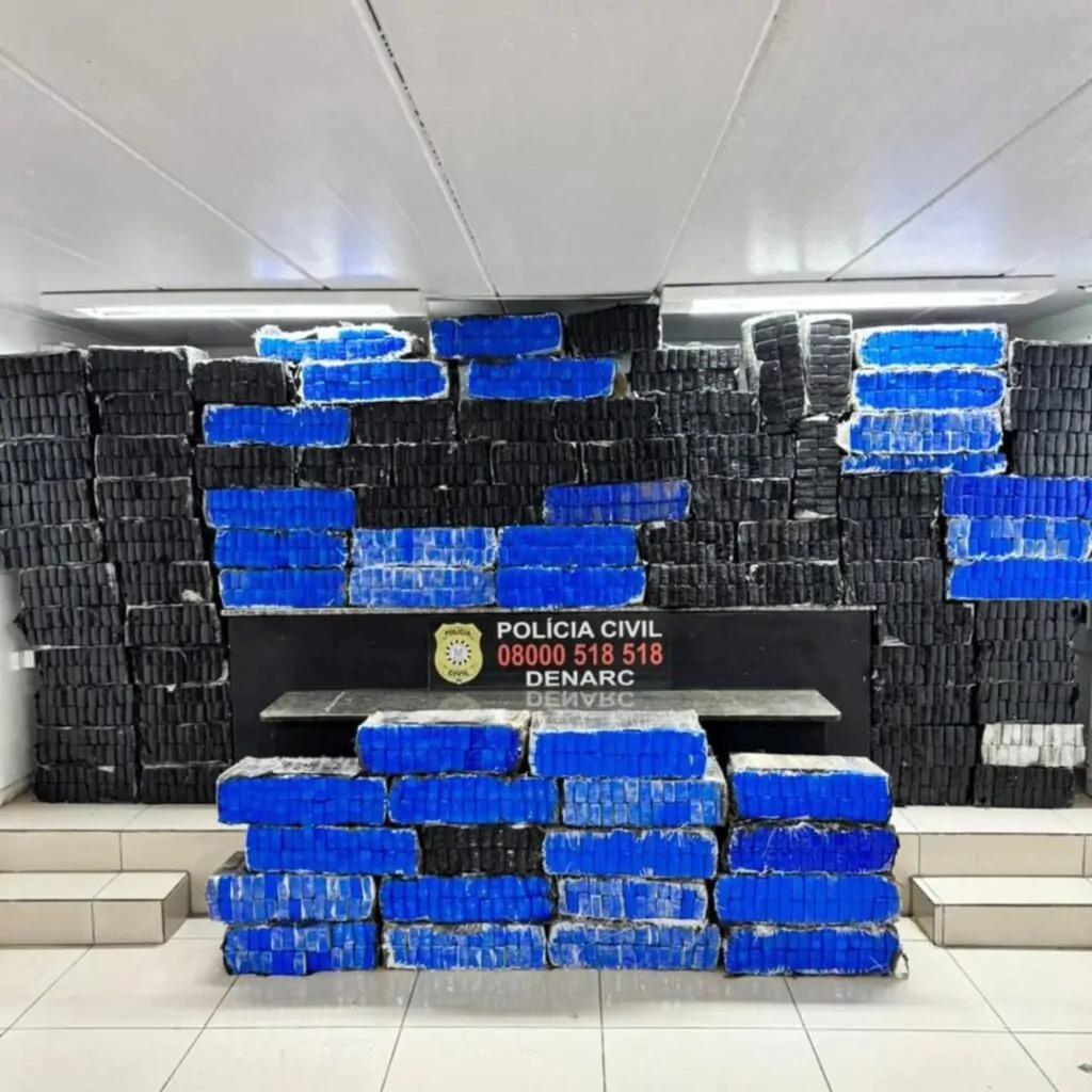 Operação em Erechim apreende duas toneladas de maconha