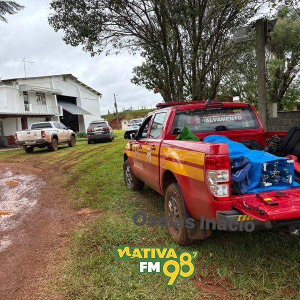 Assalto a fazenda termina com um morto em açude e um suspeito preso em Campos Novos