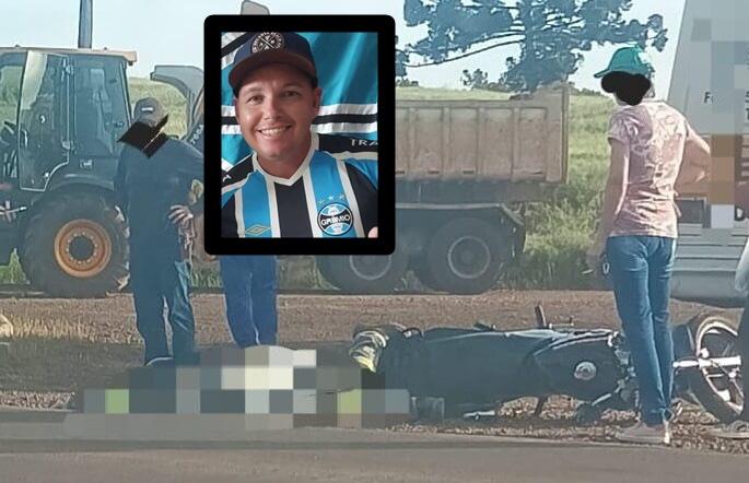 Grave acidente na ERS-324 resulta em morte de motociclista em Três Palmeiras