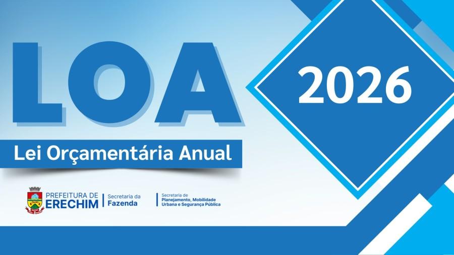 Prefeitura de Erechim promove Audiência Pública para apresentar a Lei Orçamentária Anual de 2026