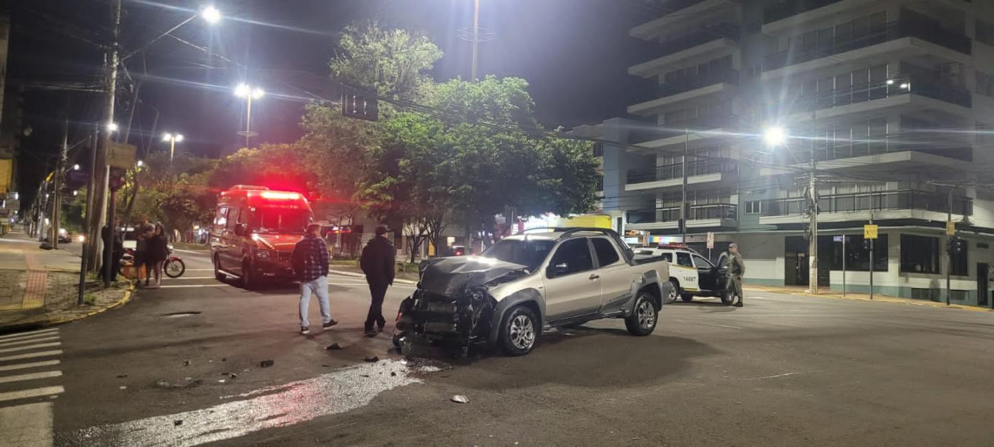 Sábado começa com três acidentes em Erechim