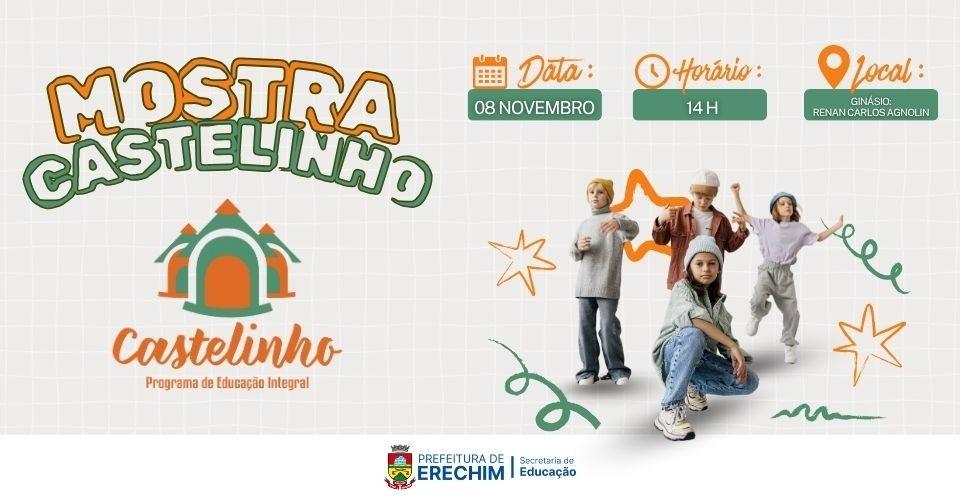 Alunos do Programa Castelinho mostram talentos à comunidade neste sábado