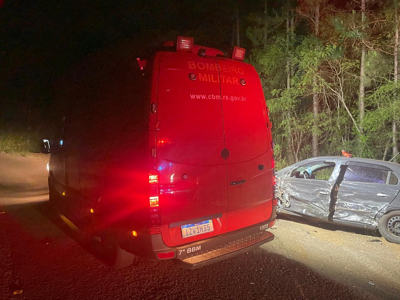 Colisão entre Gol e Ranger deixa uma mulher ferida em Erechim