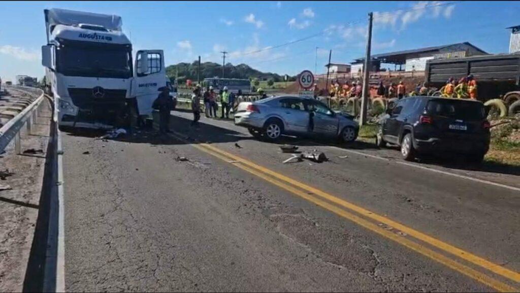 Uma pessoa morre em grave acidente na BR-386, em Soledade