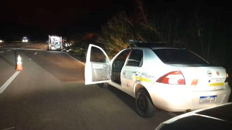 Atropelamento na BR-116 mata mulher grávida e homem no RS