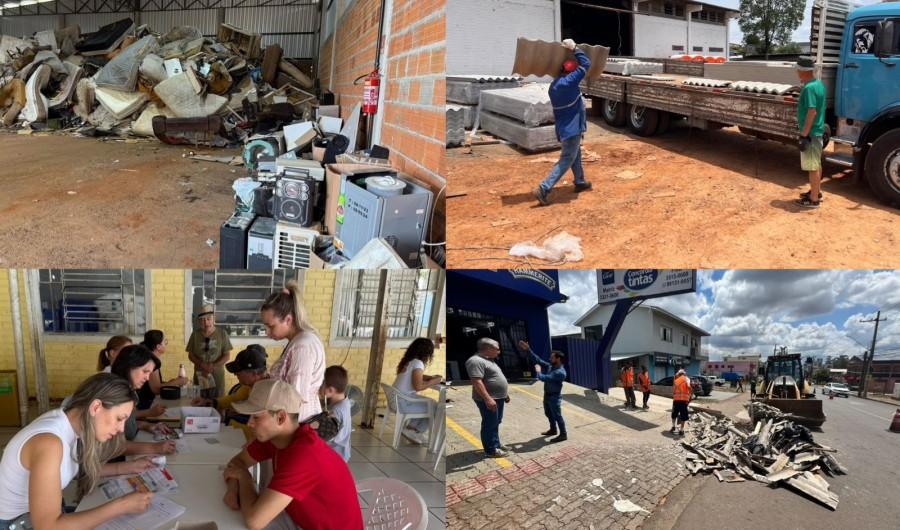 Erechim segue com serviços ativos na reconstrução após tempestade de granizo histórica