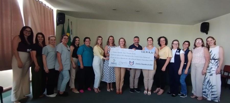 Primeiras-damas da AMAU investem R$ 122,9 mil na reforma da sala de amamentação do Hospital Santa Terezinha