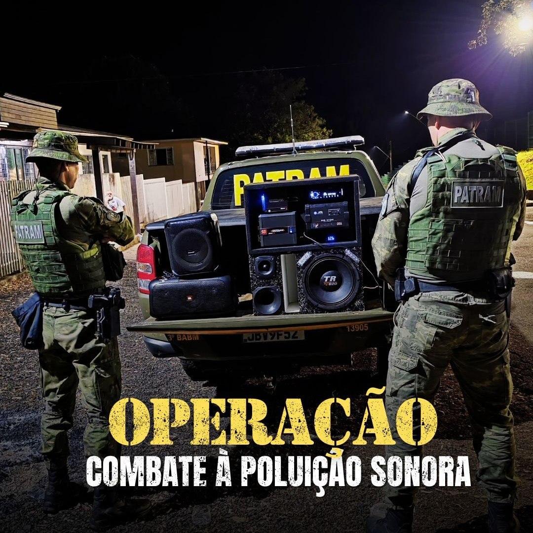 Sertão recebe operação da BM contra perturbação e poluição sonora