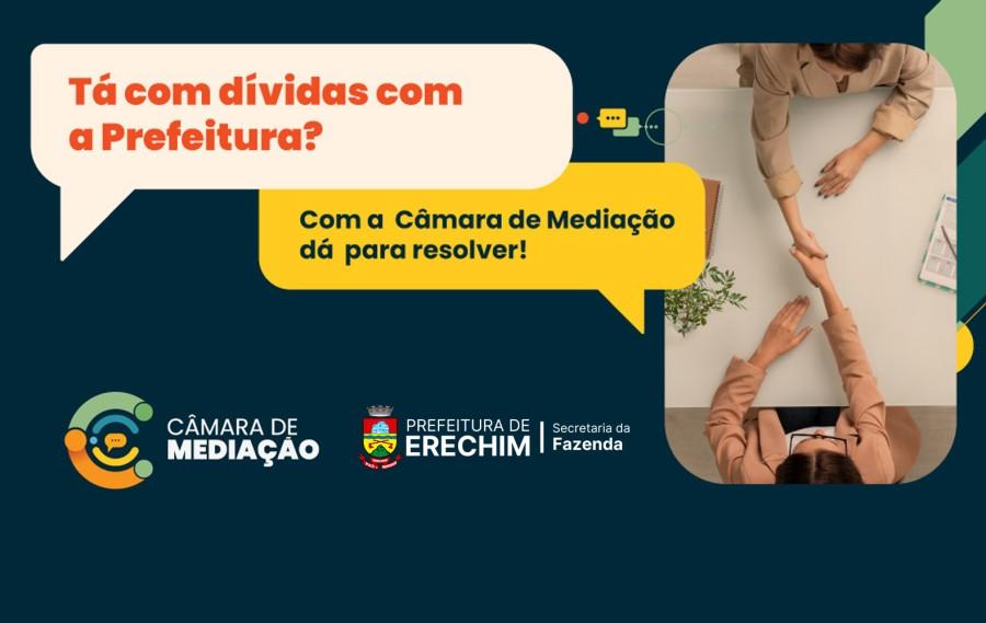Dívidas com o município podem ser regularizadas por meio da Câmara de Mediação