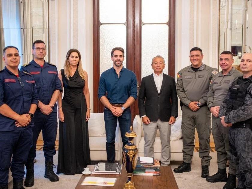 Eduardo Leite anuncia novos comandantes da Brigada Militar e dos Bombeiros do RS