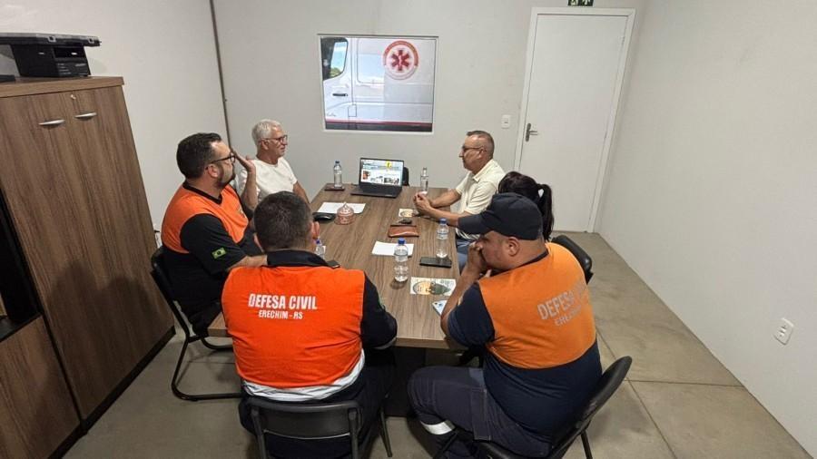 Defesa Civil estuda implantação de estações meteorológicas para reforçar prevenção em Erechim