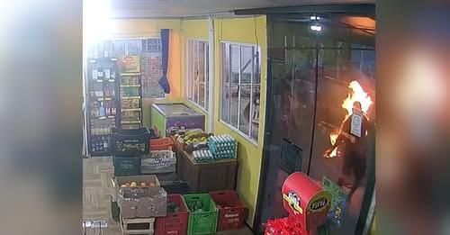 Homem ateia fogo em vereador no Paraná; vítima tem 70% do corpo queimado