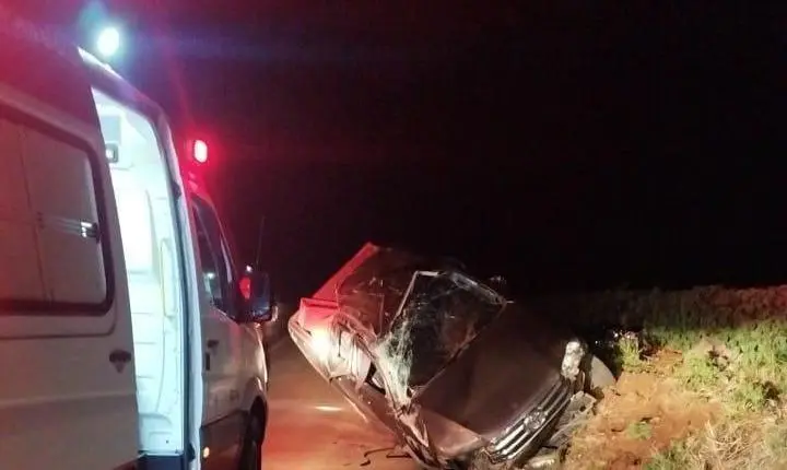 Casal de idosos morre em acidente na BR-470 