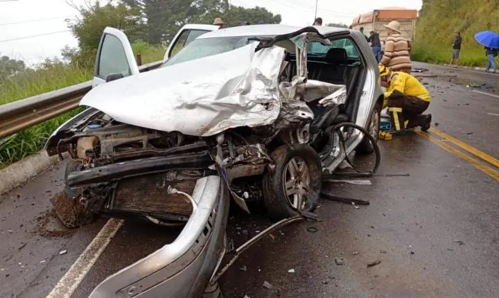 Grave acidente na SC-355 entre Concórdia e Jaborá deixa feridos e mobiliza equipes de resgate