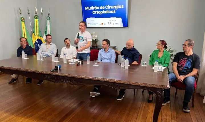 Mutirão regional de cirurgias de joelho é anunciado em Erechim para reduzir filas no Alto Uruguai